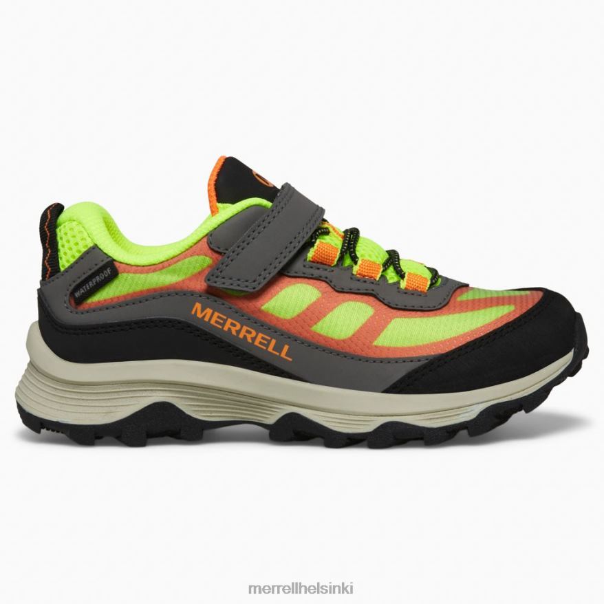 Moab nopeus alhainen ilmastointi vedenpitävä (mk266774) 20R001366 harmaa/hi viz/oranssi Merrell