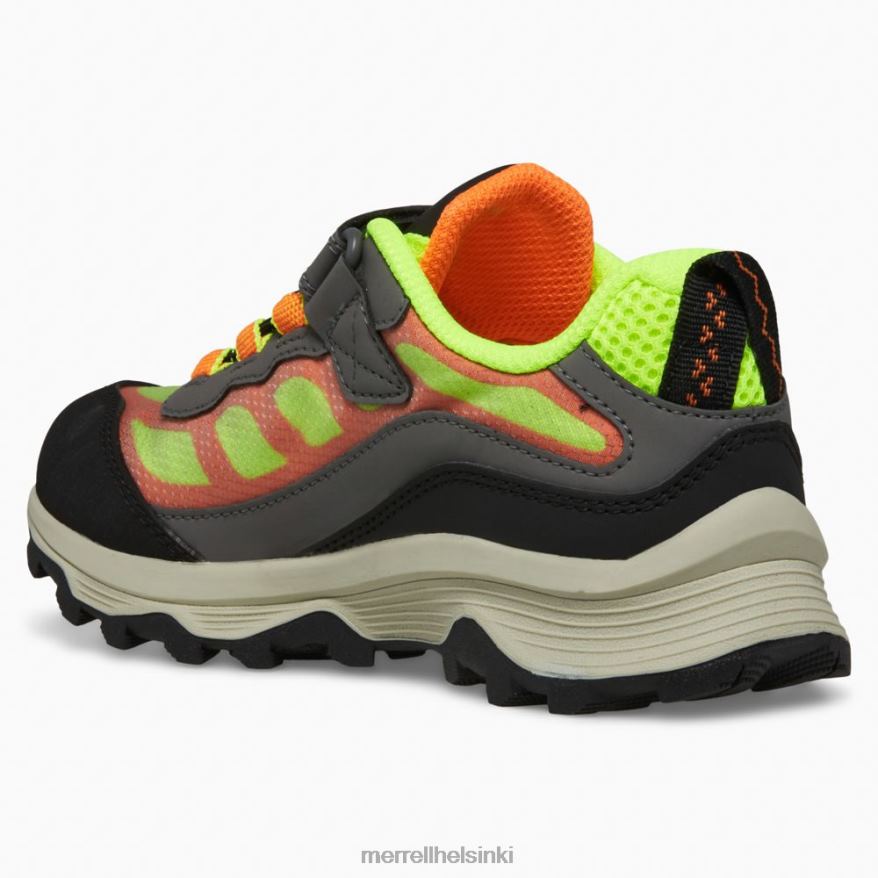 Moab nopeus alhainen ilmastointi vedenpitävä (mk266774) 20R001366 harmaa/hi viz/oranssi Merrell