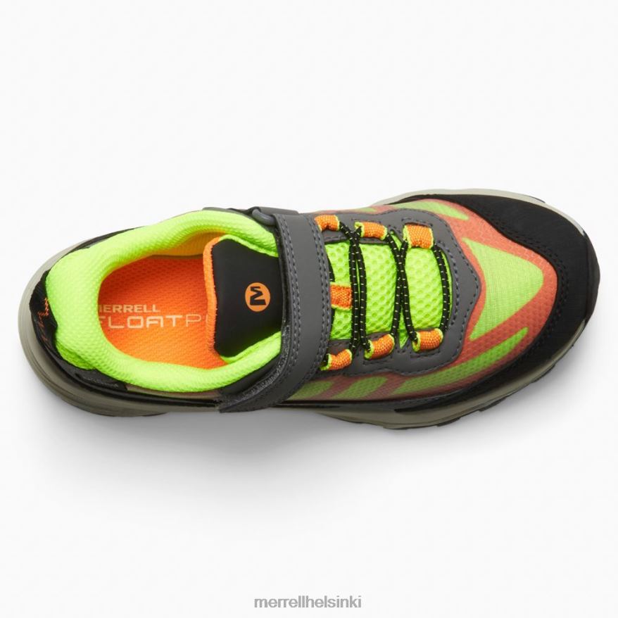 Moab nopeus alhainen ilmastointi vedenpitävä (mk266774) 20R001366 harmaa/hi viz/oranssi Merrell