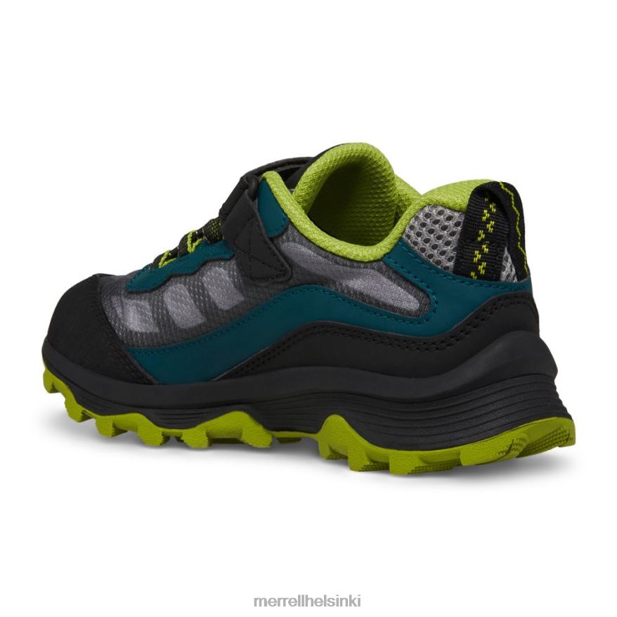 Moab nopeus alhainen ilmastointi vedenpitävä (mk267111) 20R001365 syvän vihreä/musta Merrell