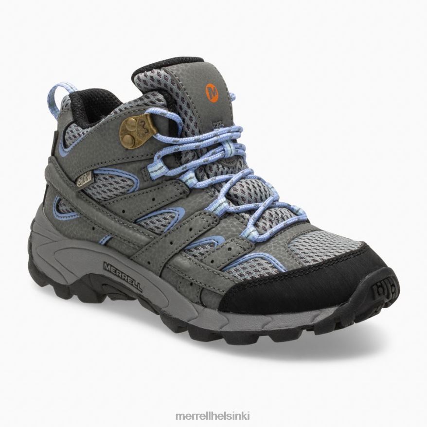 moab 2 mid -vedenpitävä saapas (mk162260) 20R00804 harmaa/periwinkle Merrell