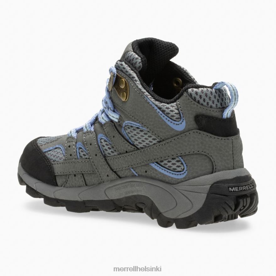 moab 2 mid -vedenpitävä saapas (mk162260) 20R00804 harmaa/periwinkle Merrell