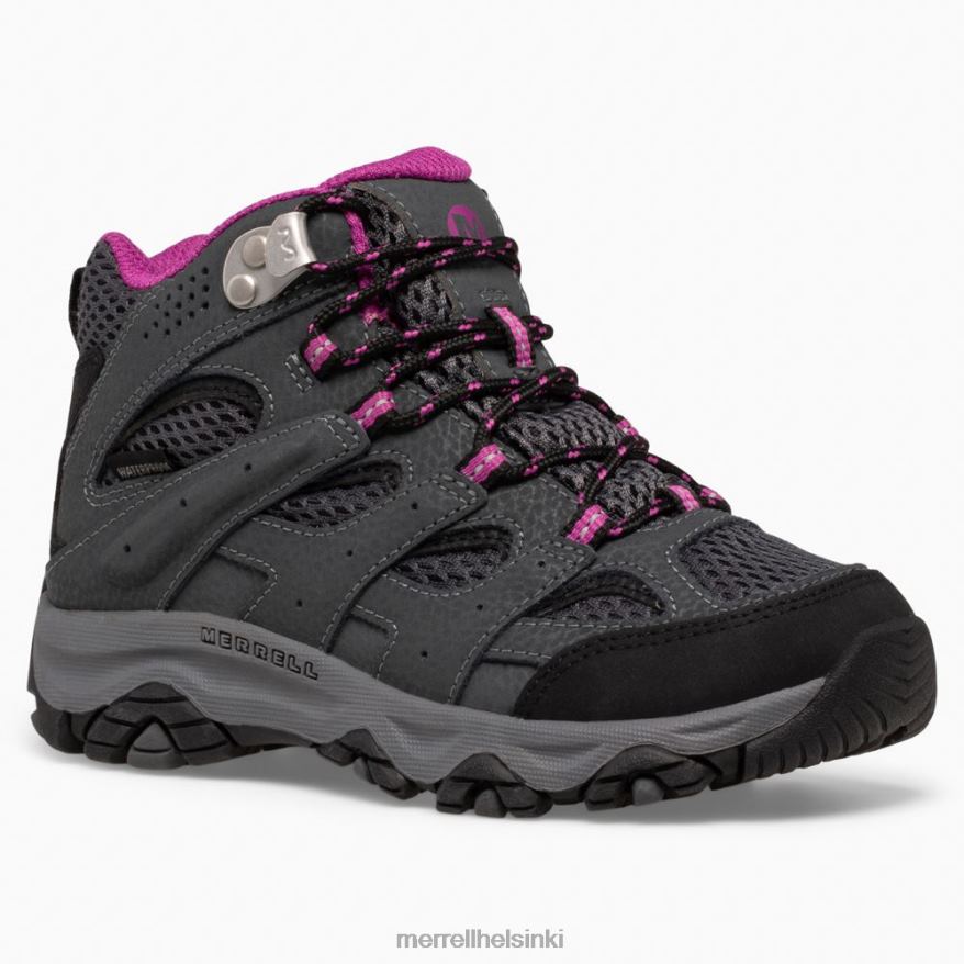 moab 3 mid -vedenpitävä saapas (mk165703) 20R001433 graniitti/marja Merrell