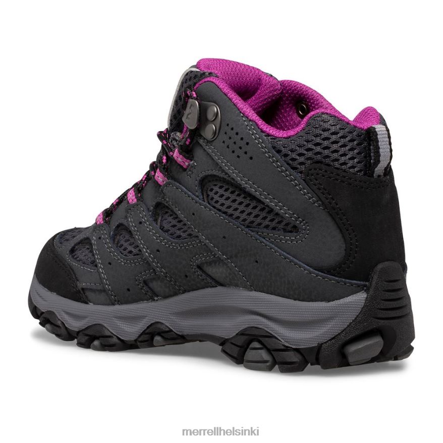 moab 3 mid -vedenpitävä saapas (mk165703) 20R001433 graniitti/marja Merrell