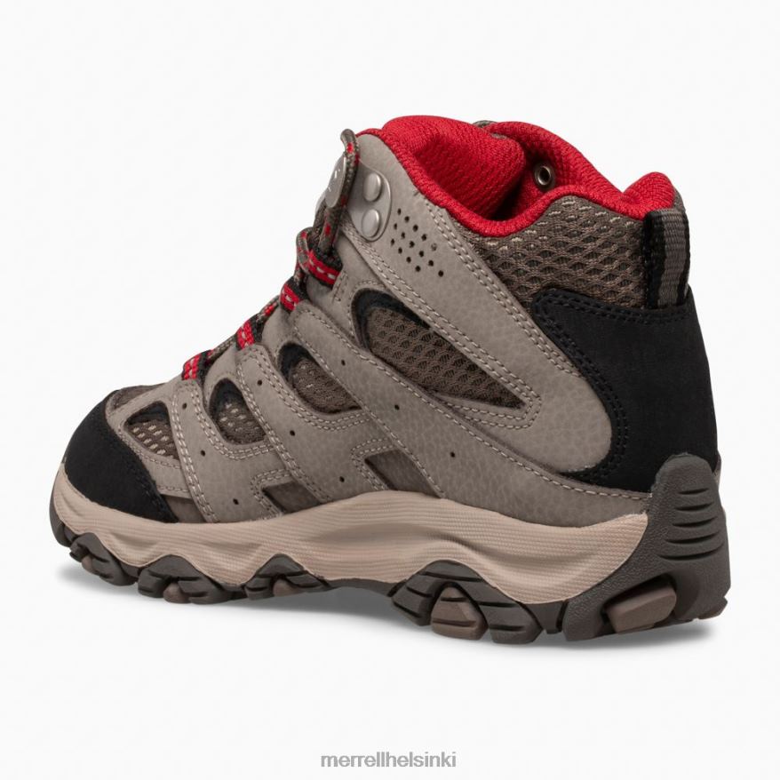 moab 3 mid -vedenpitävä saapas (mk265701) 20R001430 lohkare/punainen Merrell