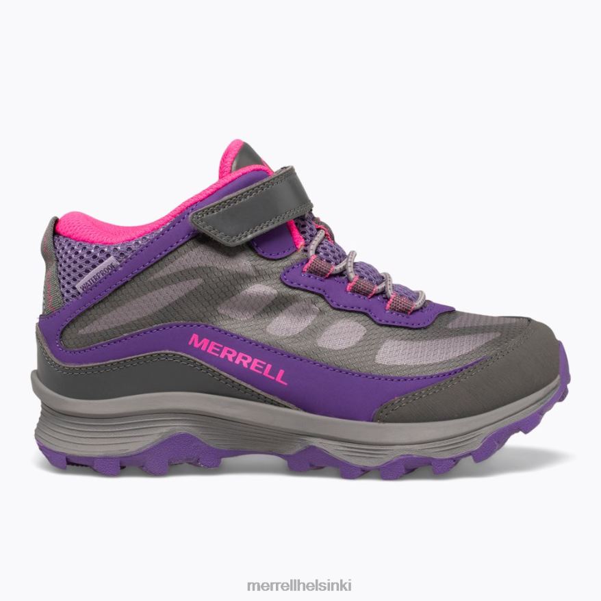 moab speed mid ilmastointi vedenpitävä (mk165209) 20R001387 harmaa/vaaleanpunainen/violetti Merrell