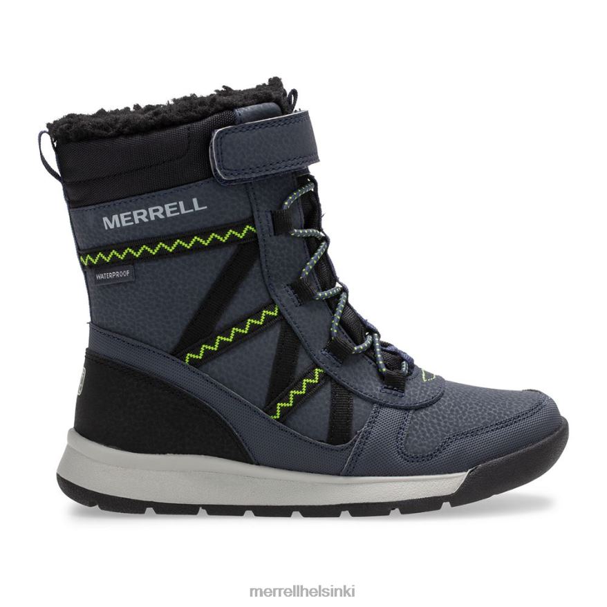 snow crush 2.0 vedenpitävät saappaat (mk263127k) 20R001508 laivasto/kalkki Merrell