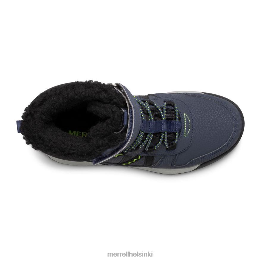 snow crush 2.0 vedenpitävät saappaat (mk263127k) 20R001508 laivasto/kalkki Merrell