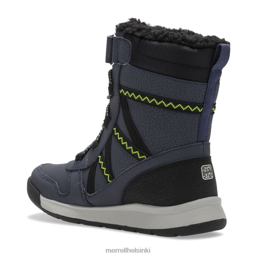 snow crush 2.0 vedenpitävät saappaat (mk263127k) 20R001508 laivasto/kalkki Merrell