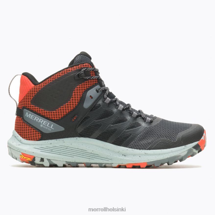 nova 3 mid gore-tex (j067615) 20R0042 musta/mandariini Merrell