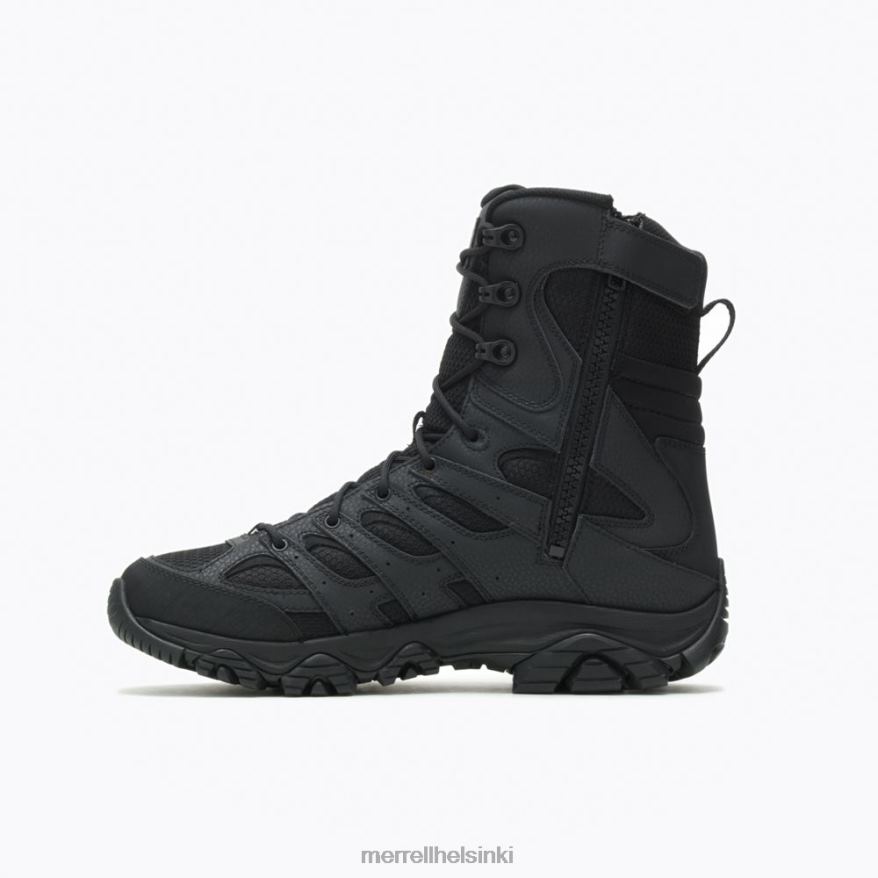 moab 3 8\" taktinen vetoketjullinen vedenpitävä saapas (j003907) 20R00630 musta Merrell