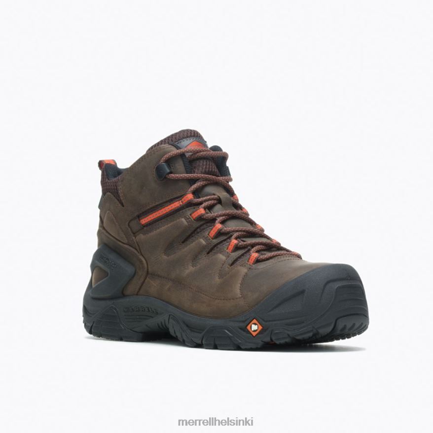 strongfield-nahkainen 6\" vedenpitävä työsaappaat (j099341) 20R00716 espresso Merrell