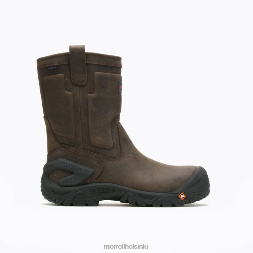 strongfield-nahkaveto vedenpitävässä työsaappaat (j099315) 20R00452 espresso Merrell