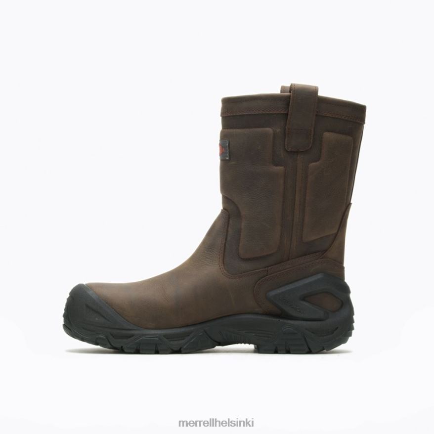 strongfield-nahkaveto vedenpitävässä työsaappaat (j099315) 20R00452 espresso Merrell