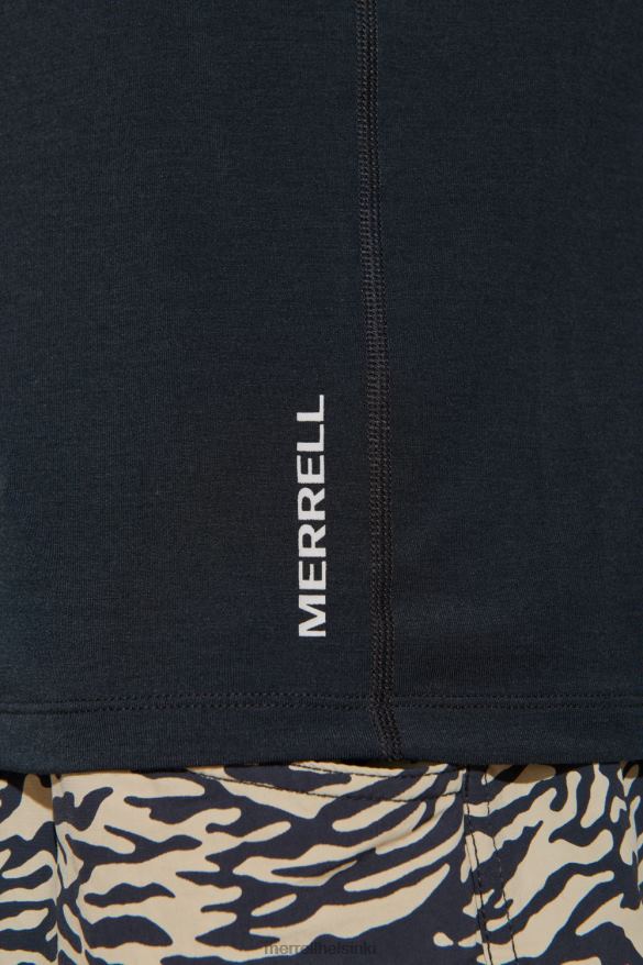 arjen pitkähihainen t-paita tencelillä (jmf26597-010) 20R00336 musta Merrell