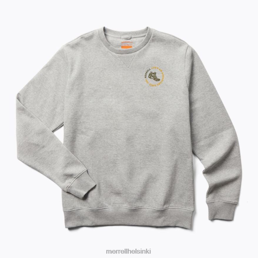 life's an adventure crew kaula fleece (jmf26623-050) 20R00696 harmaa kanerva Merrell