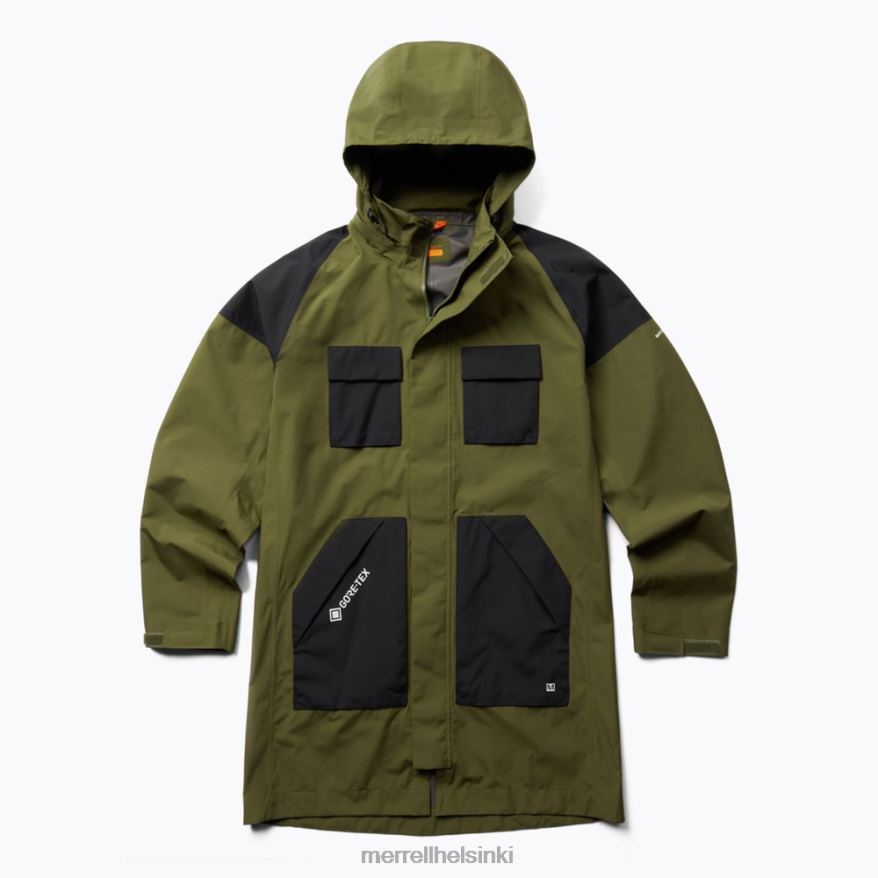 gore-tex cargo pocket -parka (jmf26677-326) 20R00797 pölyinen oliivi Merrell