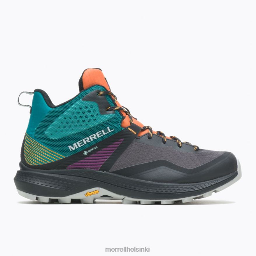 mqm 3 mid gore-tex (j135528) 20R001167 mandariini/sinivihreä Merrell