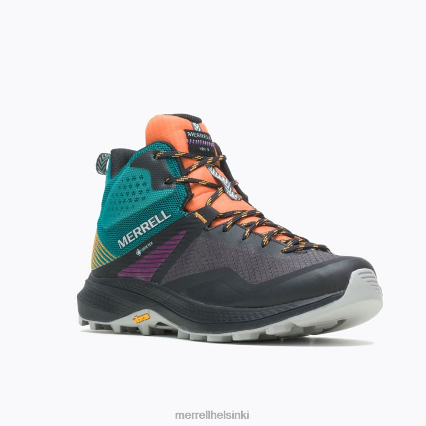 mqm 3 mid gore-tex (j135528) 20R001167 mandariini/sinivihreä Merrell