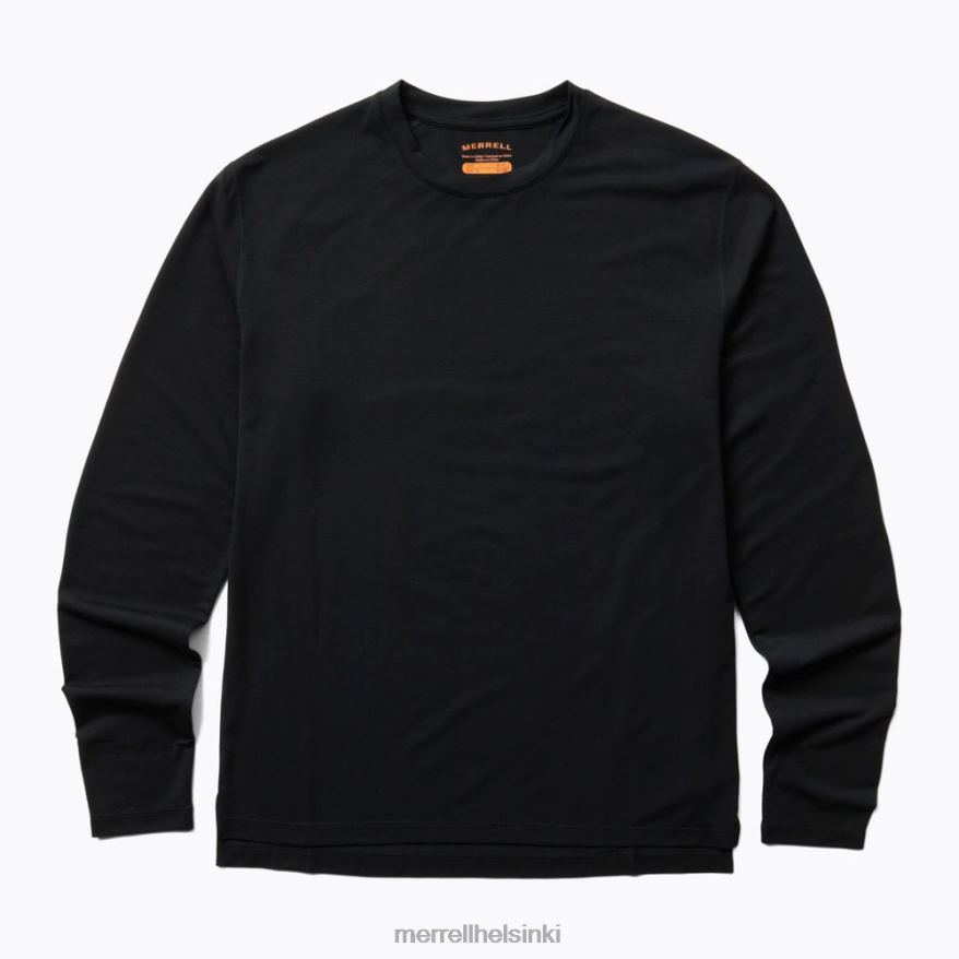 täydellinen pitkähihainen t-paita tencelillä (jws26865-010) 20R001010 musta Merrell