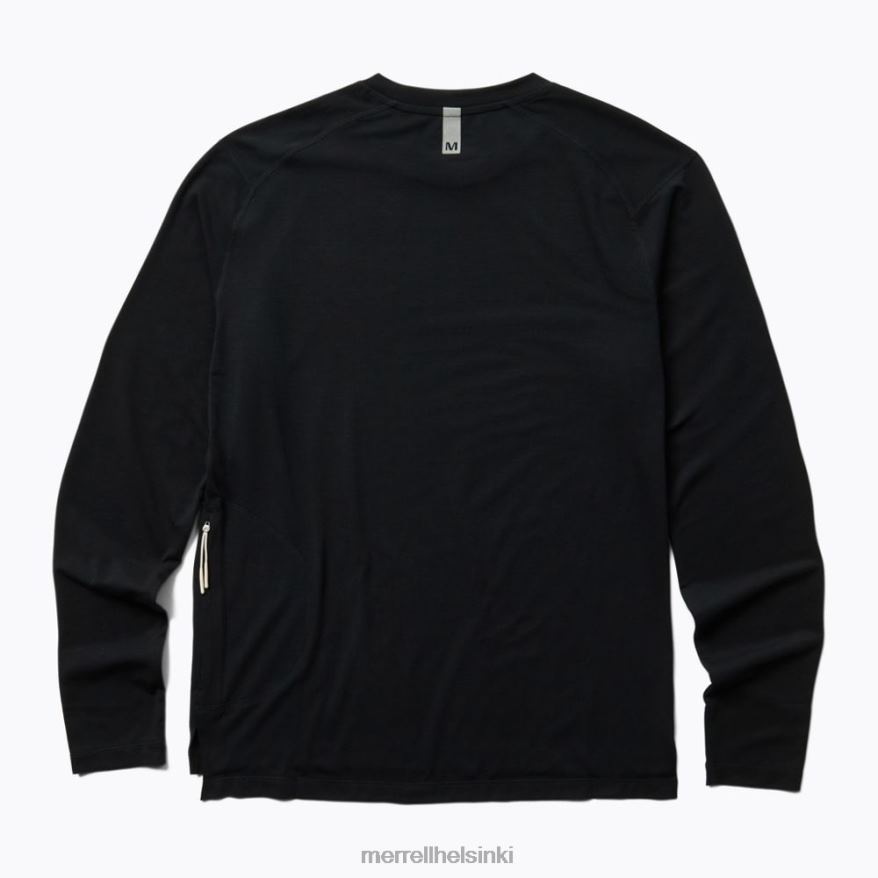täydellinen pitkähihainen t-paita tencelillä (jws26865-010) 20R001010 musta Merrell
