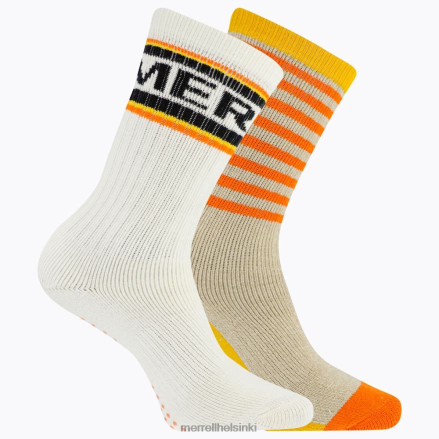 harjattu miehistön sukka 2 kpl (jsf26900-800) 20R001470 oranssi Merrell