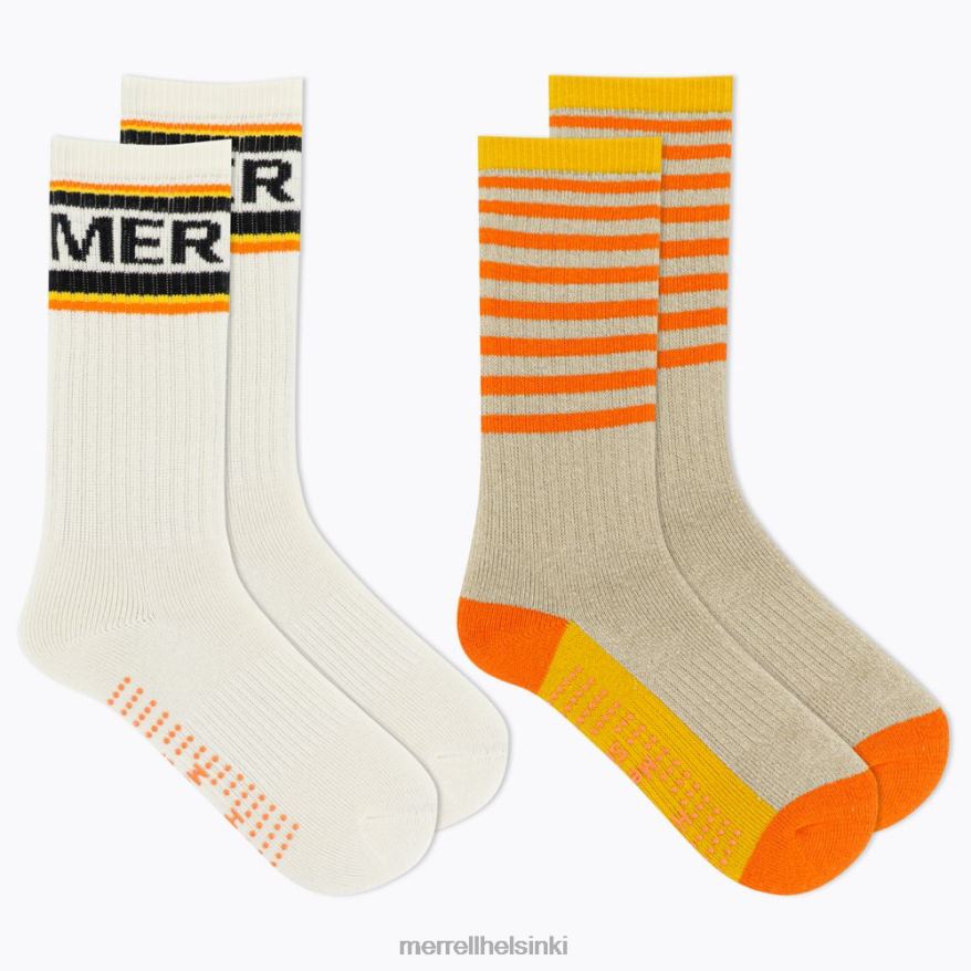 harjattu miehistön sukka 2 kpl (jsf26900-800) 20R001470 oranssi Merrell