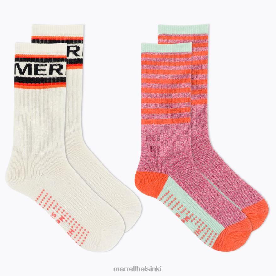 harjattu miehistön sukka 2 kpl (jsf26900-805) 20R001469 koralli Merrell